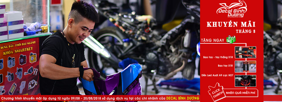 Khuyến mãi tháng 8 tại Decal Bình Dương
