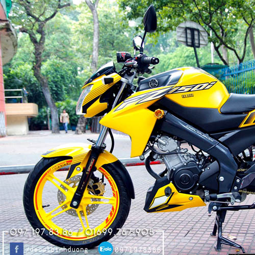 Fz150i độ giản đơn mang nét đẹp đẳng cấp của biker Sài Gòn