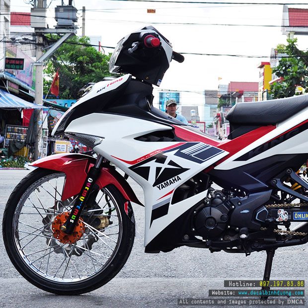 Giá xe Yamaha Exciter 150 màu trắng đỏ 2018 kèm hình ảnh chi tiết   MuasamXecom