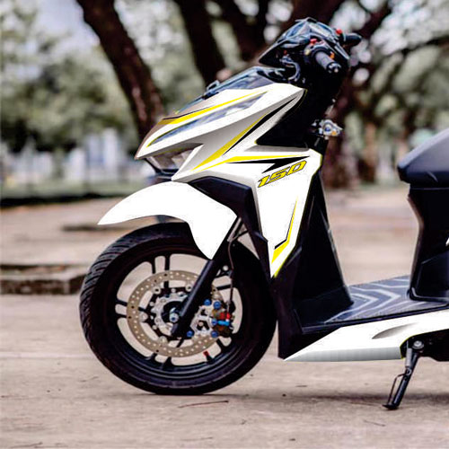Xe máy Honda Vario 125 màu trắng nhập khẩu Indonesia 2022