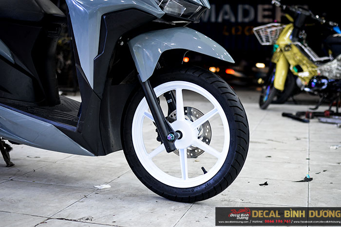 Sơn xe máy Honda Vario 150 màu xám xanh xi măng  SƠN XE SÀI GÒN