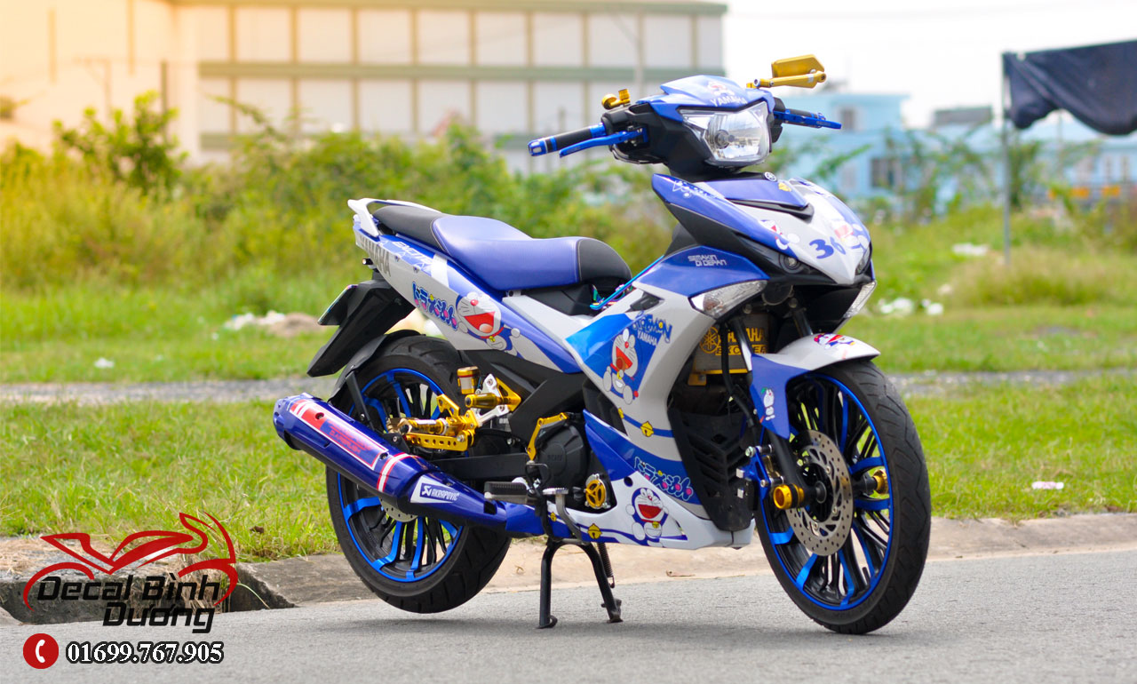 Kh Hưng Kuppy | Bản Độ Exciter 150 Xanh Gp Doremon Siêu Cute | Chợ Moto -  Mua Bán Rao Vặt Xe Moto Pkl Xe Côn Tay Moto Phân Khối Lớn Moto