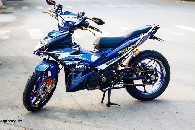 Ấn tượng Exciter 150 độ bánh to phong cách moto pkl  Motosaigon