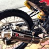 Cổ pô 2 khúc inox 304 X1R , gắn Win/Sonic/Satria/Ex150
