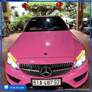 Wrap Full Mercedes Mã Pink Luxury Nổi Bật