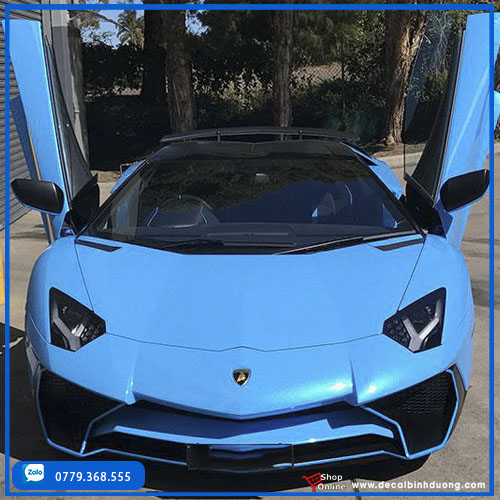 Wrap bảo vệ Lamborghini Aventador SV Và Thiết Kế Tem